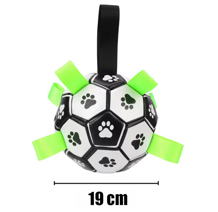 Jouet Interactif pour Chien - Ballon de Football Gonflable 19 cm