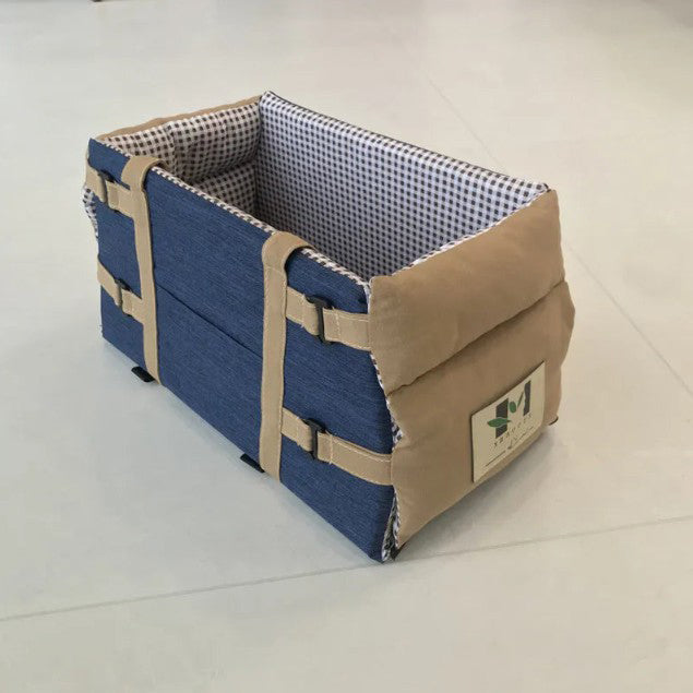 Siège auto portable pour petits chiens et chats - confortable, détachable et lavable